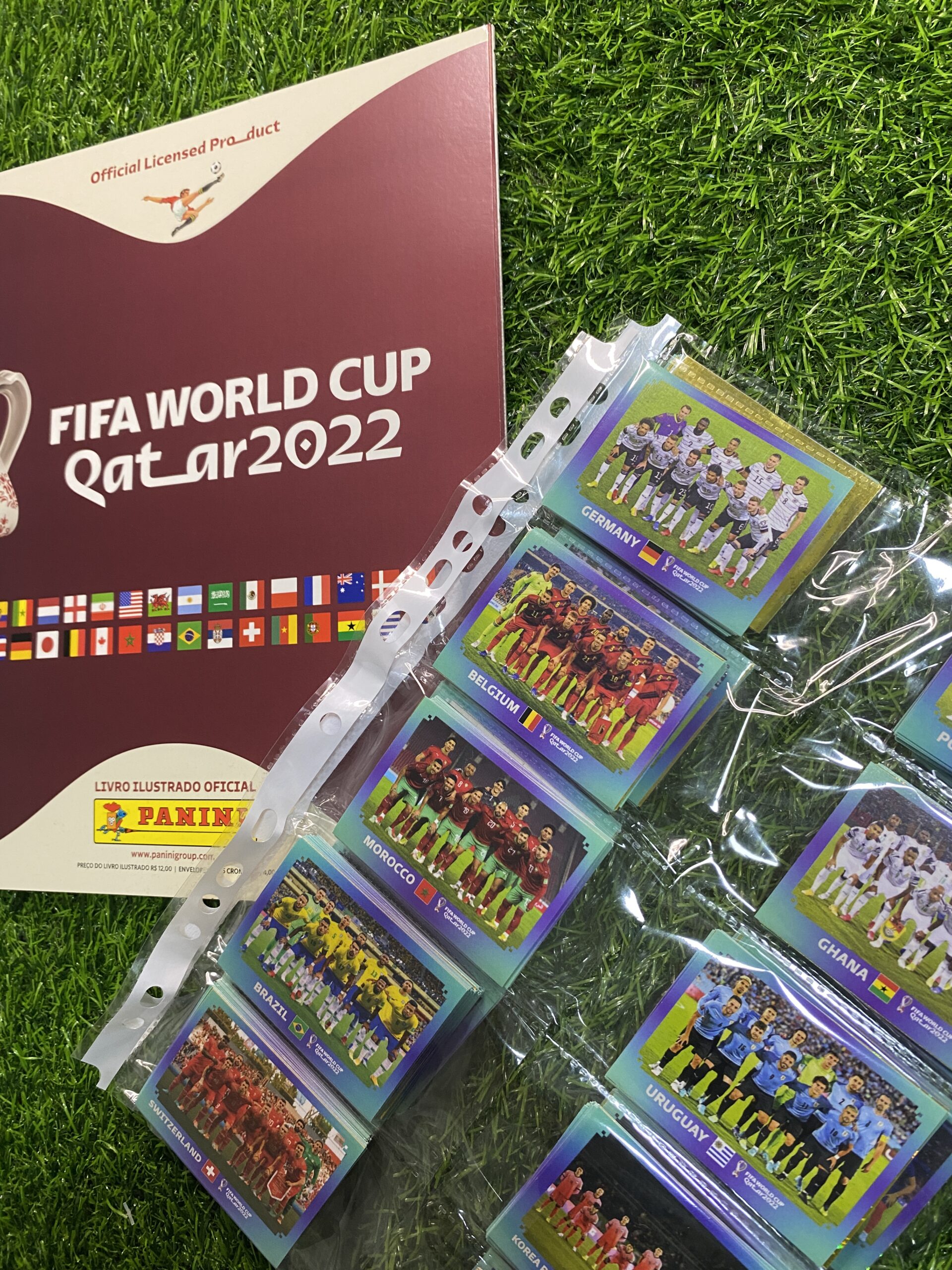 Álbum Copa do Mundo 2022 (Figurinhas Soltas + capa mole) PROMOÇÃO