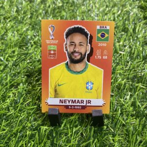LARANJA: Figurinha do Neymar (BRA16)- Álbum Copa do Mundo 2022 (Made in Italy)