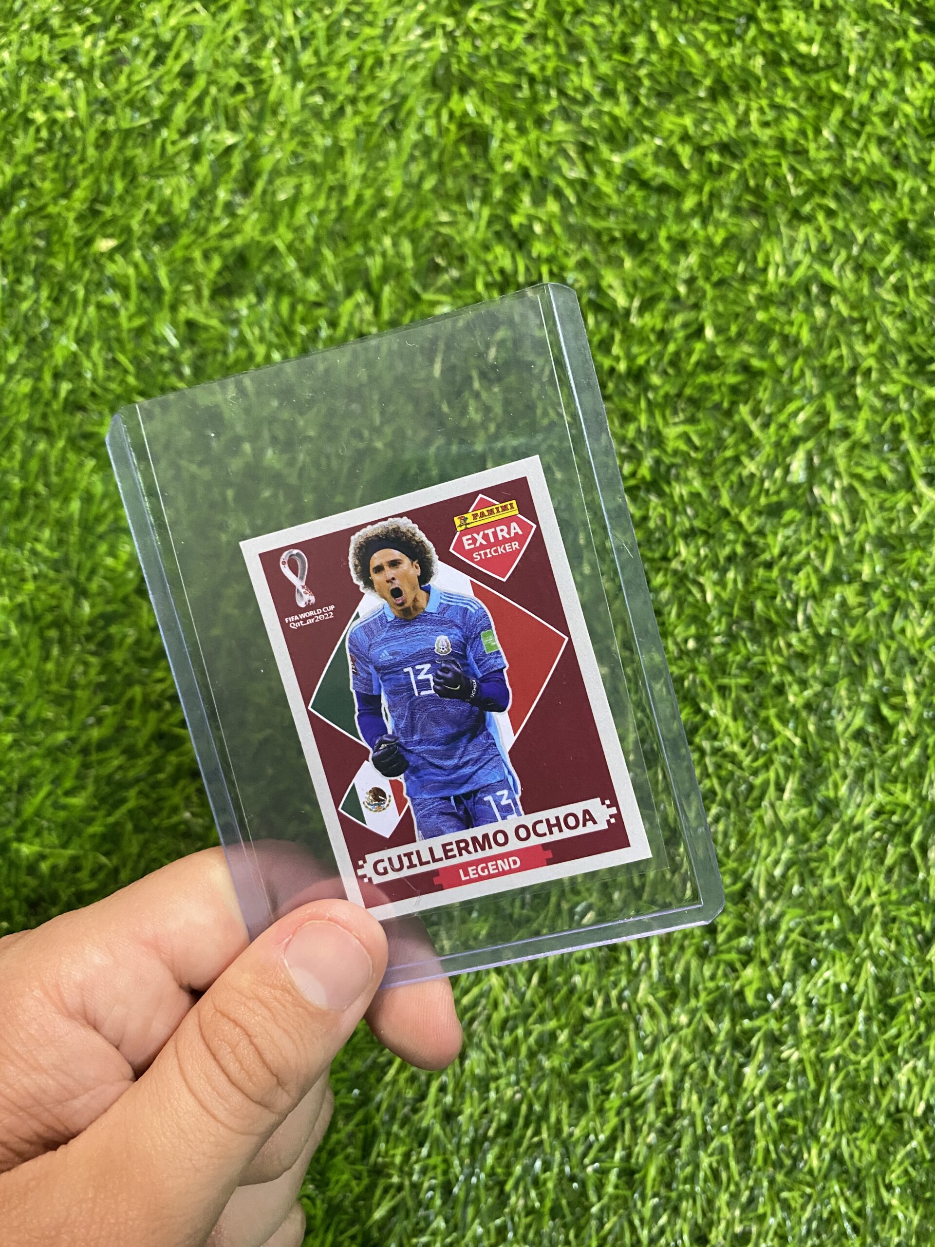 Figurinha Mbappé Legend Sticker Bordô - Álbum copa 2022 Panini