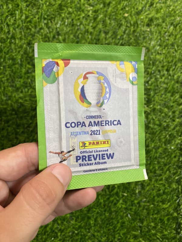 20 Pacotinhos lacrados - Copa América PREVIEW (100 figurinhas)