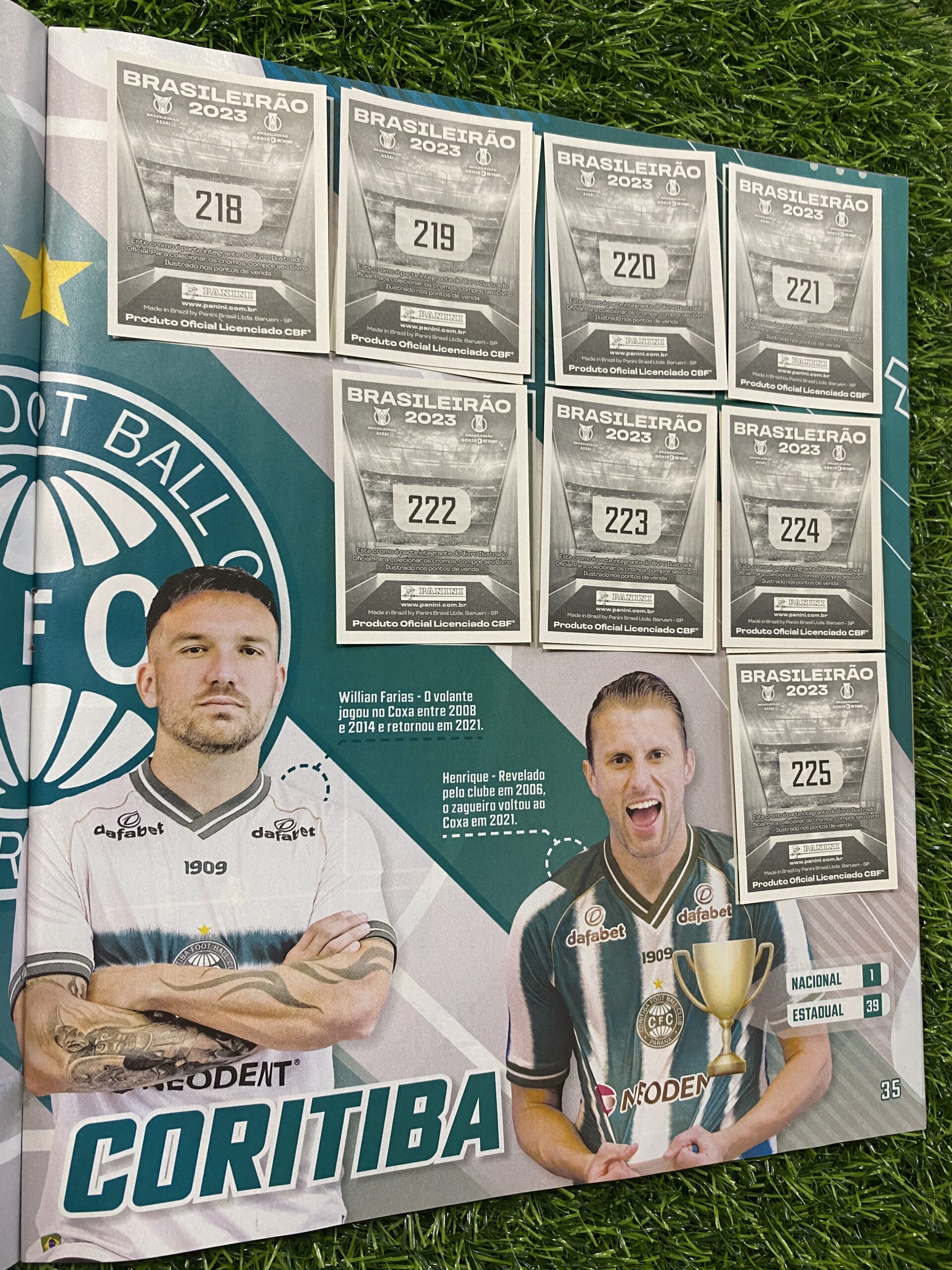 CORITIBA Completo – Campeonato Brasileiro 2023 – Vício Mania Figurinhas