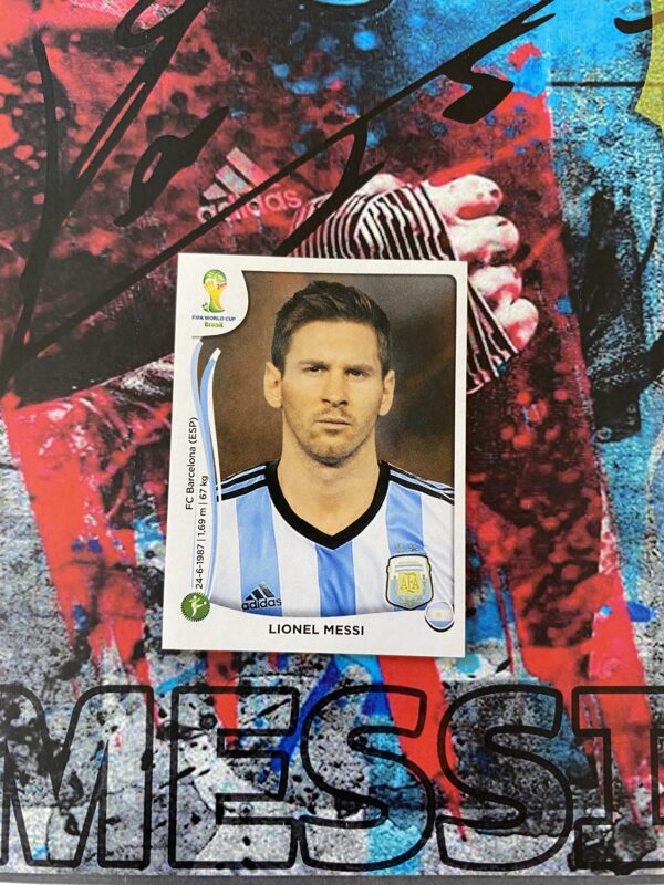 MESSI >> Figurinha do Messi (430) - Álbum Copa do Mundo 2014