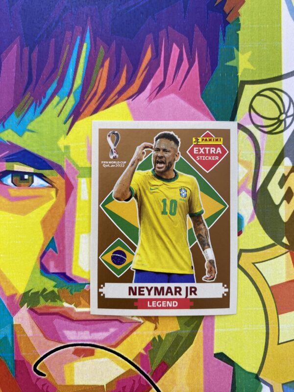 NEYMAR >> Figurinha LEGEND BRONZE - Copa do Mundo 2022 (Made in Italy)