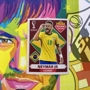 NEYMAR >> Figurinha LEGEND BORDÔ - Copa do Mundo 2022 (Made in Brazil)