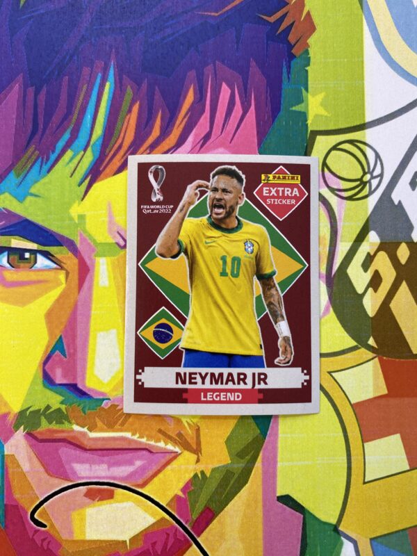 NEYMAR >> Figurinha LEGEND BORDÔ - Copa do Mundo 2022 (Made in Brazil)