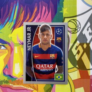 NEYMAR >> Figurinha do Neymar (316)  - Champions League 2015/2016 (Editora TOPPS)