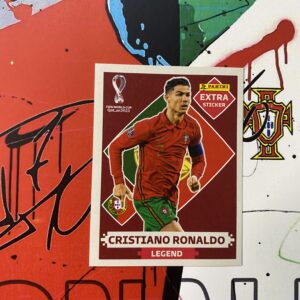 CRISTIANO RONALDO >> Figurinha LEGEND BORDÔ - Copa do Mundo 2022 (Made in Brazil)