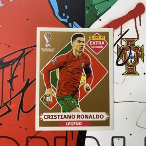 CRISTIANO RONALDO >> Figurinha LEGEND BRONZE - Copa do Mundo 2022 (Made in Italy)