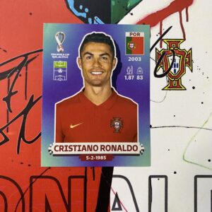 CRISTIANO RONALDO >> Figurinha do CR7 (POR18) - Copa do Mundo 2022 (Made in Brazil)