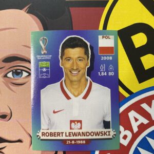 LEWANDOWSKI >> Figurinha do Lewa (POL17) - Copa do Mundo 2022 (Made in Brazil)