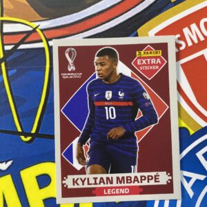 MBAPPÉ >> Figurinha LEGEND BORDÔ- Copa do Mundo 2022 (Made in Brazil)