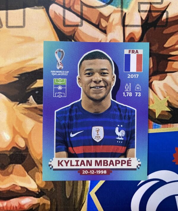 MBAPPÉ >> Figurinha (FRA19) – Copa do Mundo 2022 (Made in Brazil)