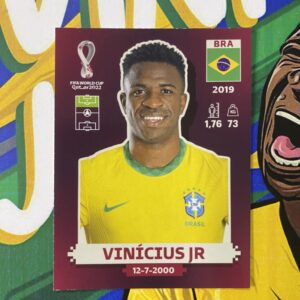 VINICIUS JR. >> Figurinha (BRA20) – Copa do Mundo 2022 (Made in Italy - ORYX)