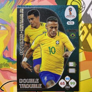 NEYMAR >> CARD/DOUBLE TROUBLE (435) - COPA DO MUNDO 2018, ADRENALYN