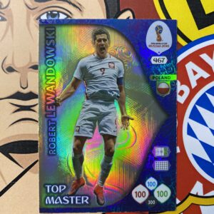 LEWANDOWSKI >> CARD/TOP MASTER (467) - COPA DO MUNDO 2018, ADRENALYN