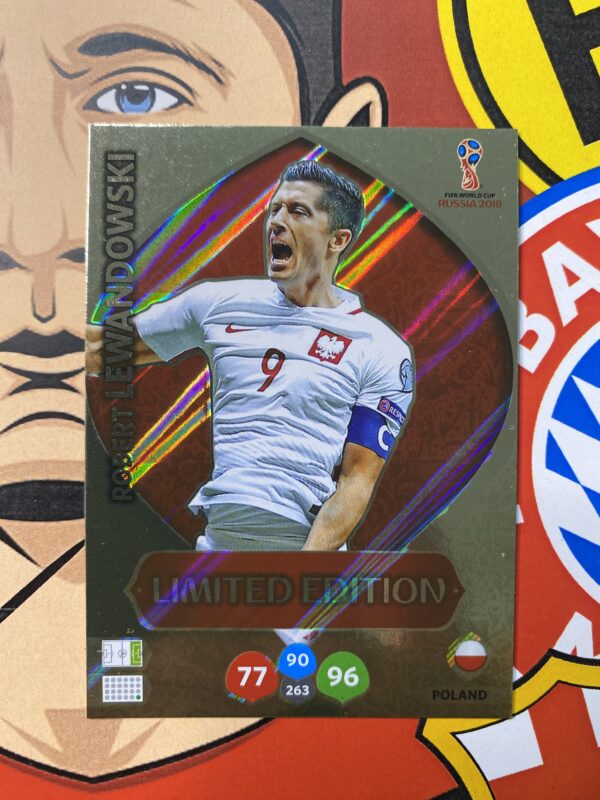 LEWANDOWSKI >> CARD/LIMITED EDITION - COPA DO MUNDO 2018, ADRENALYN