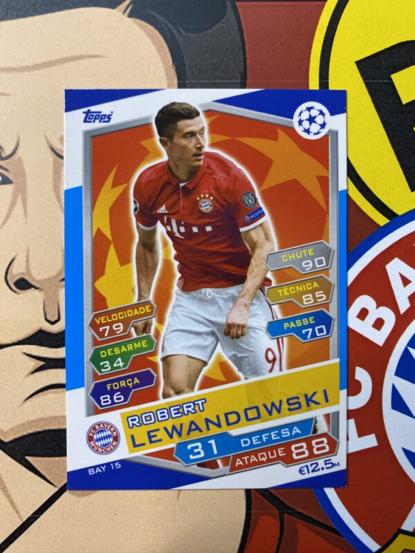 LEWANDOWSKI >> CARD (BAY 15) - CHAMPIONS LEAGUE 2016/2017