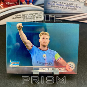 KEVIN DE BRUYNE >> BLUE PRISM - Stadium Club Chrome 2022/23
