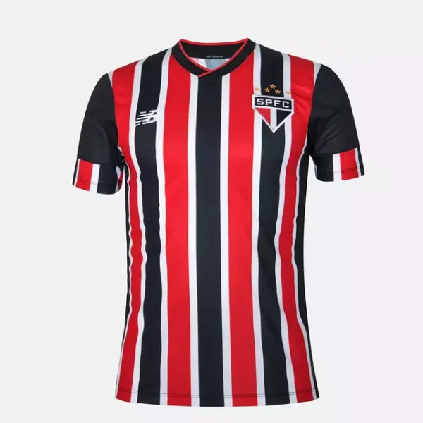 Camisa New Balance São Paulo II 2024/25 - Vermelho e Preto - Image 2