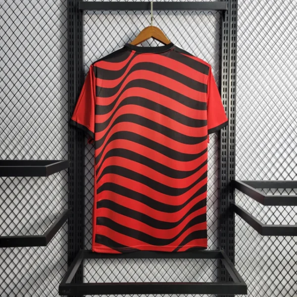 Camisa Adidas Flamengo III 2022/23 - Preta e Vermelha - Image 2