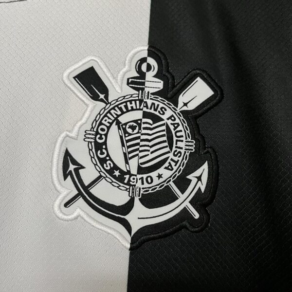 Camisa Nike Corinthians III 2024/25 - Branco e Preto - Image 3