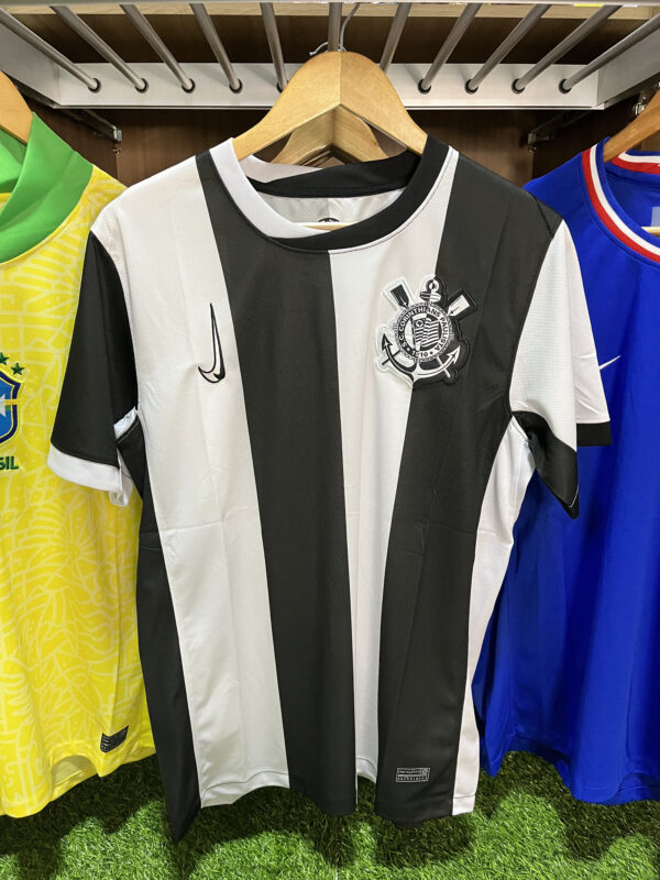 Camisa Nike Corinthians III 2024/25 - Branco e Preto - Image 2