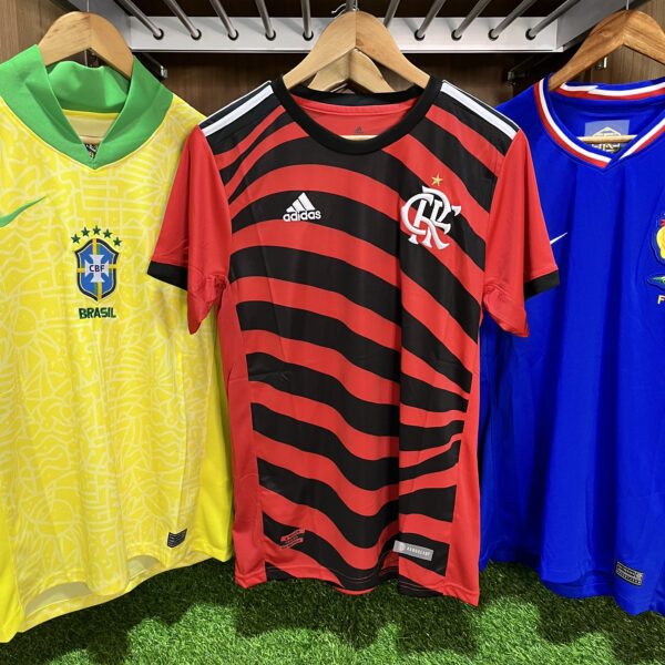 Camisa Adidas Flamengo III 2022/23 - Preta e Vermelha