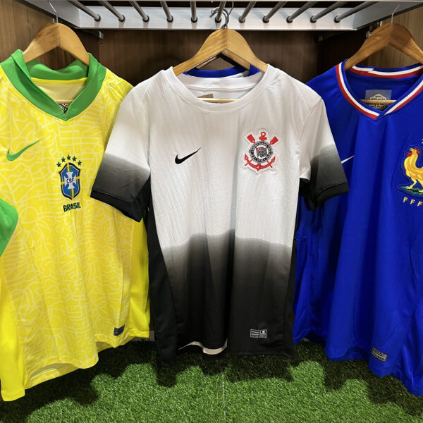 Camisa Nike Corinthians I 2024/25 - Branco e Preto