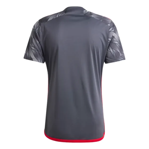 Camisa Adidas Flamengo III 2024/25 - Cinza e Vermelho - Imagem 3